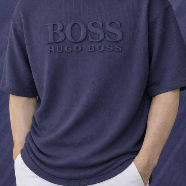 Boss Premium Drop Shoulder Blue