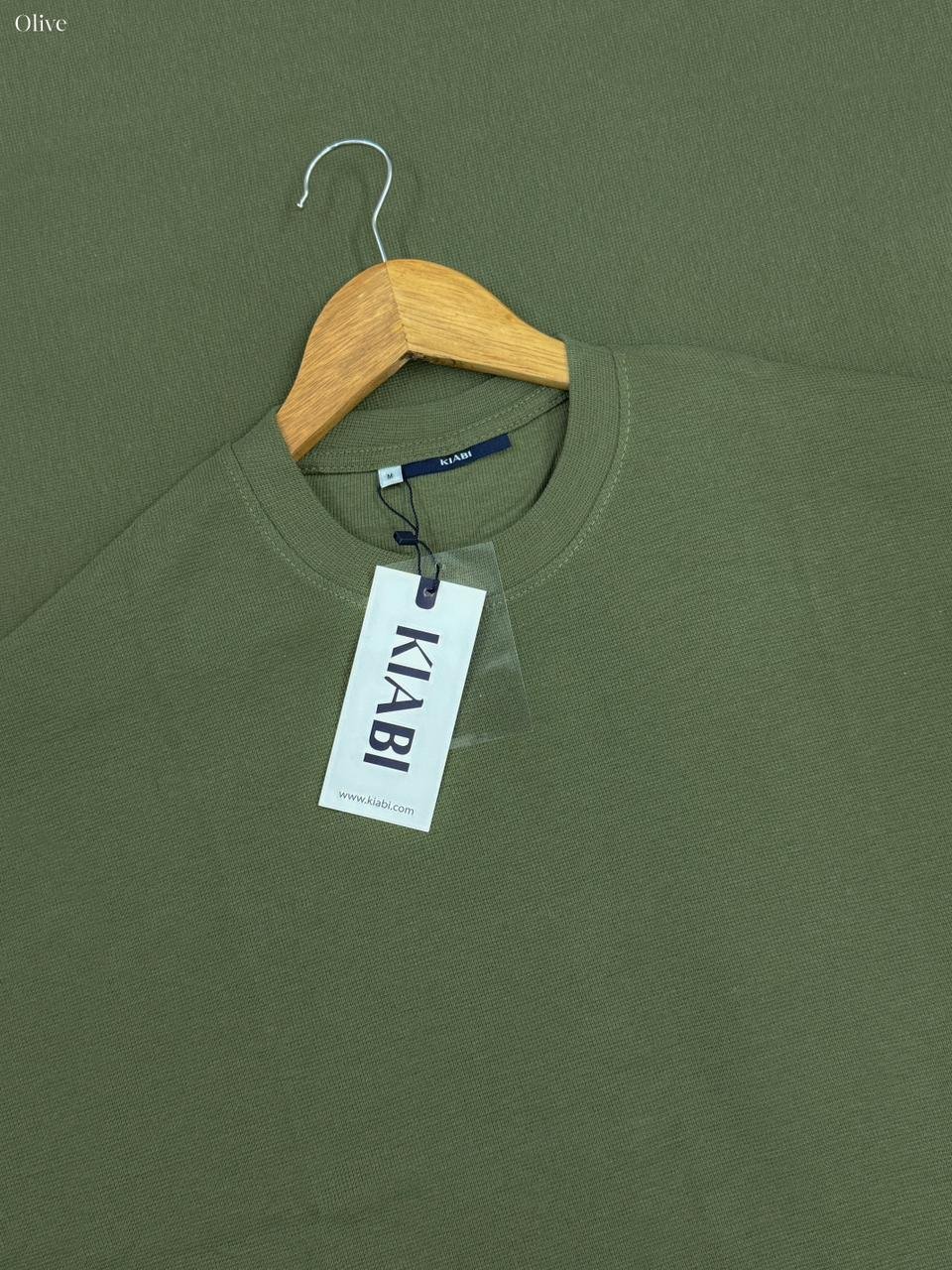 Premium Waffle Drop Shoulder Maroon-Olive-Navy - Image 3