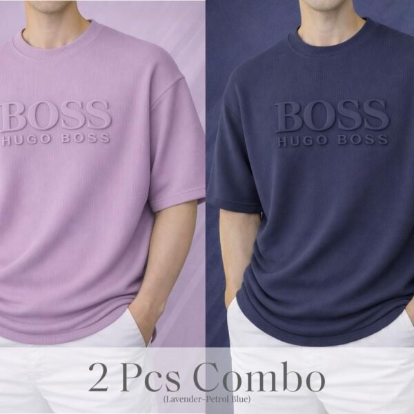 Boss Premium Drop Shoulder Lavender-Blue