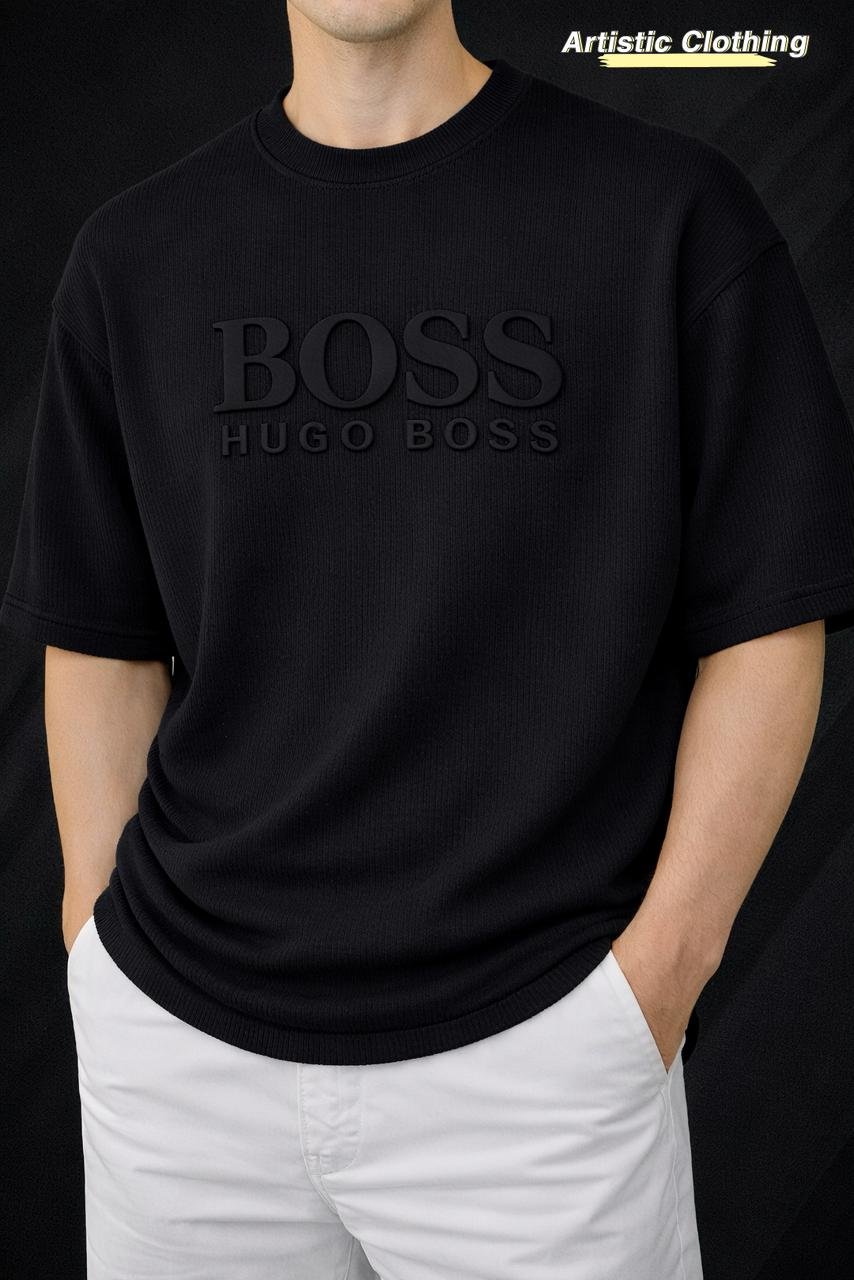 Boss Premium Drop Shoulder Black