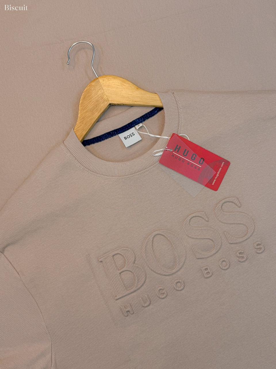 Boss Premium Drop Shoulder Navy Blue-Biscuit - Image 3