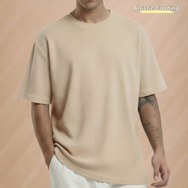 Premium Waffle Drop Shoulder Biscuit