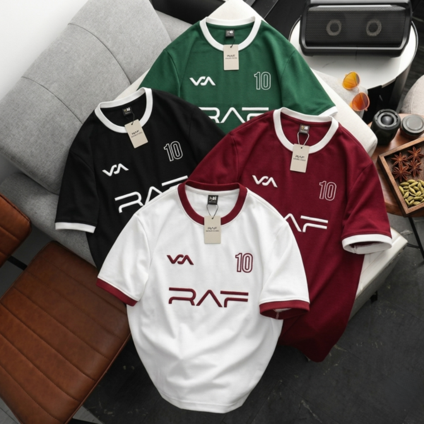 Premium Mash Fabric Jersey T-shirt (Black-White-Maroon-B.Green)