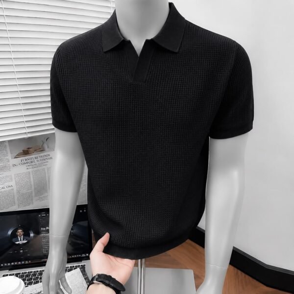 Waffel Cuban Polo Black